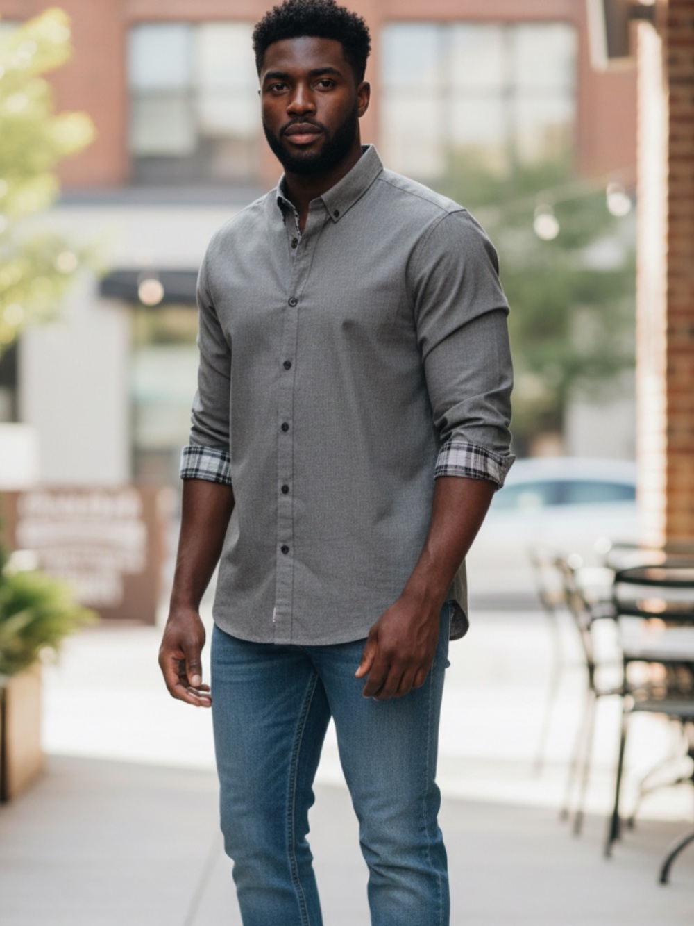 ARMANI EXCHANGE button down shirt
